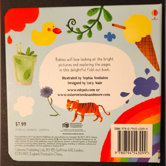 Usborne Fold Out Colors Book - Picture 2 of 3